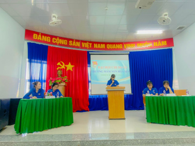 CHI ĐOÀN MẦM NON HOA SEN PHƯỜNG TƯƠNG BÌNH HIỆP TỔ CHỨC THÀNH CÔNG ĐẠI HỘI CHI ĐOÀN NHIỆM KỲ 2023-2024.